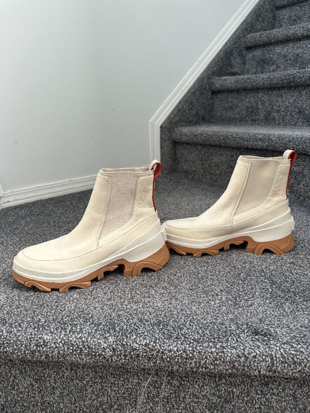 SOREL Brex Chealsea Boots sea salt Size 8